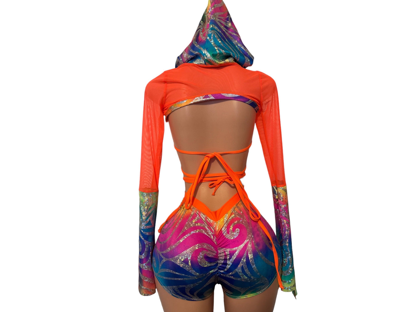 rave outfit exotic dance wear stripper outfit bottle girl uniform