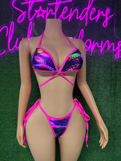 stripper outfit exotic dance wear Mirco bikkini