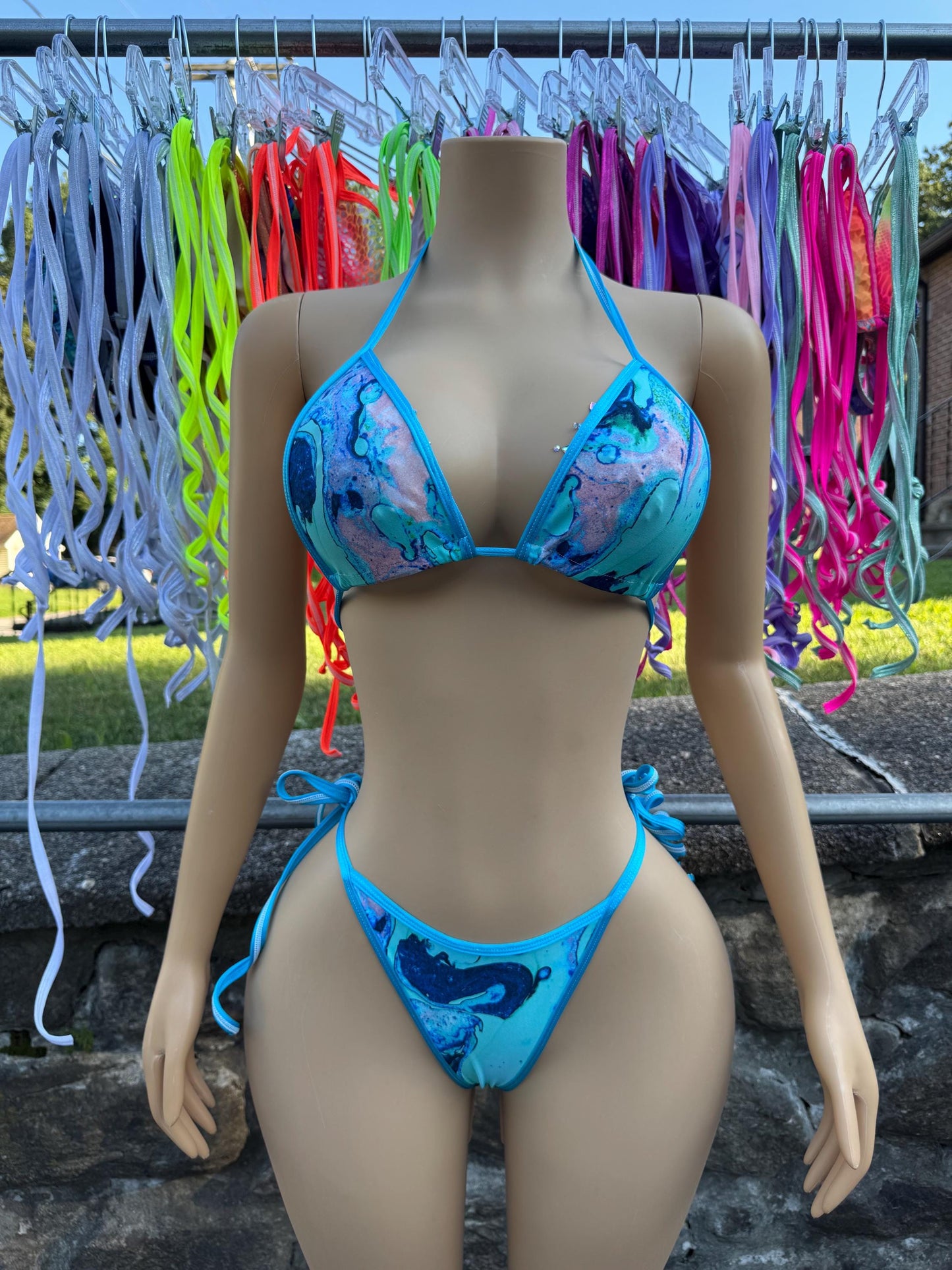 Mermaid thong bikini bundle
