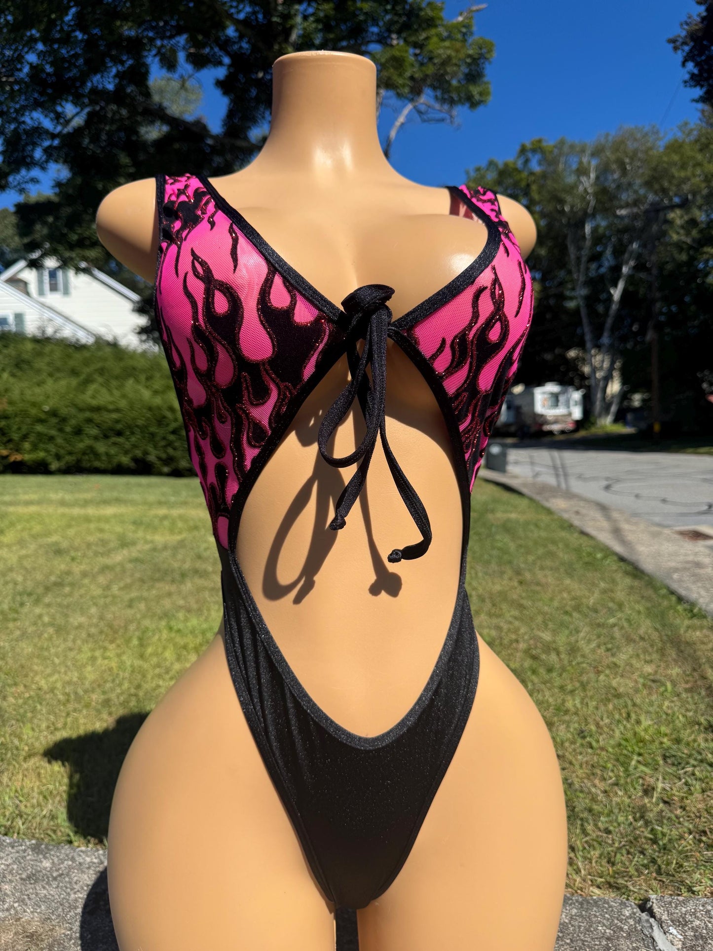 exotic dance wear stripper outfit bottle girl uniform