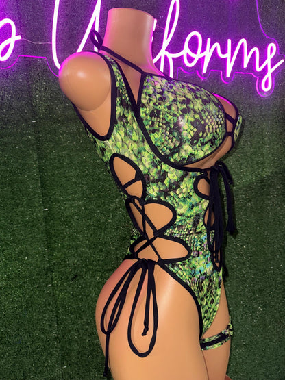 festival outfit rave wear bottle girl uniform