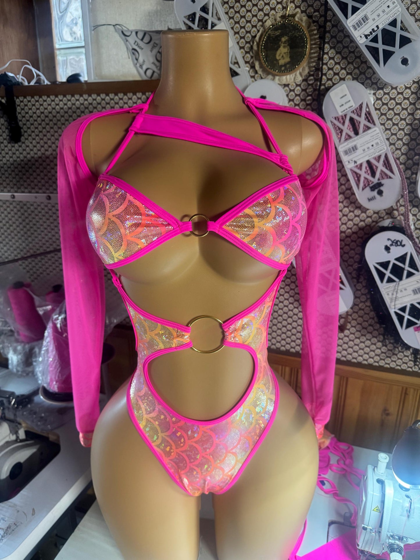 bottle girl uniform festival outfit exotic dance wear