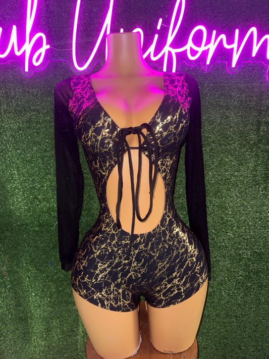 Bottle girl uniform club outfit