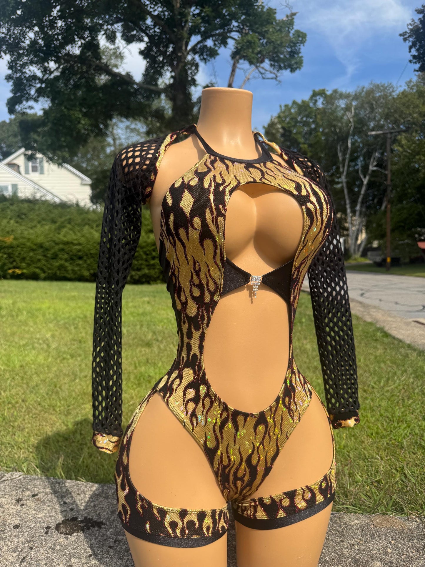 Bottlegirl outfit exotic dance wear festival outfit