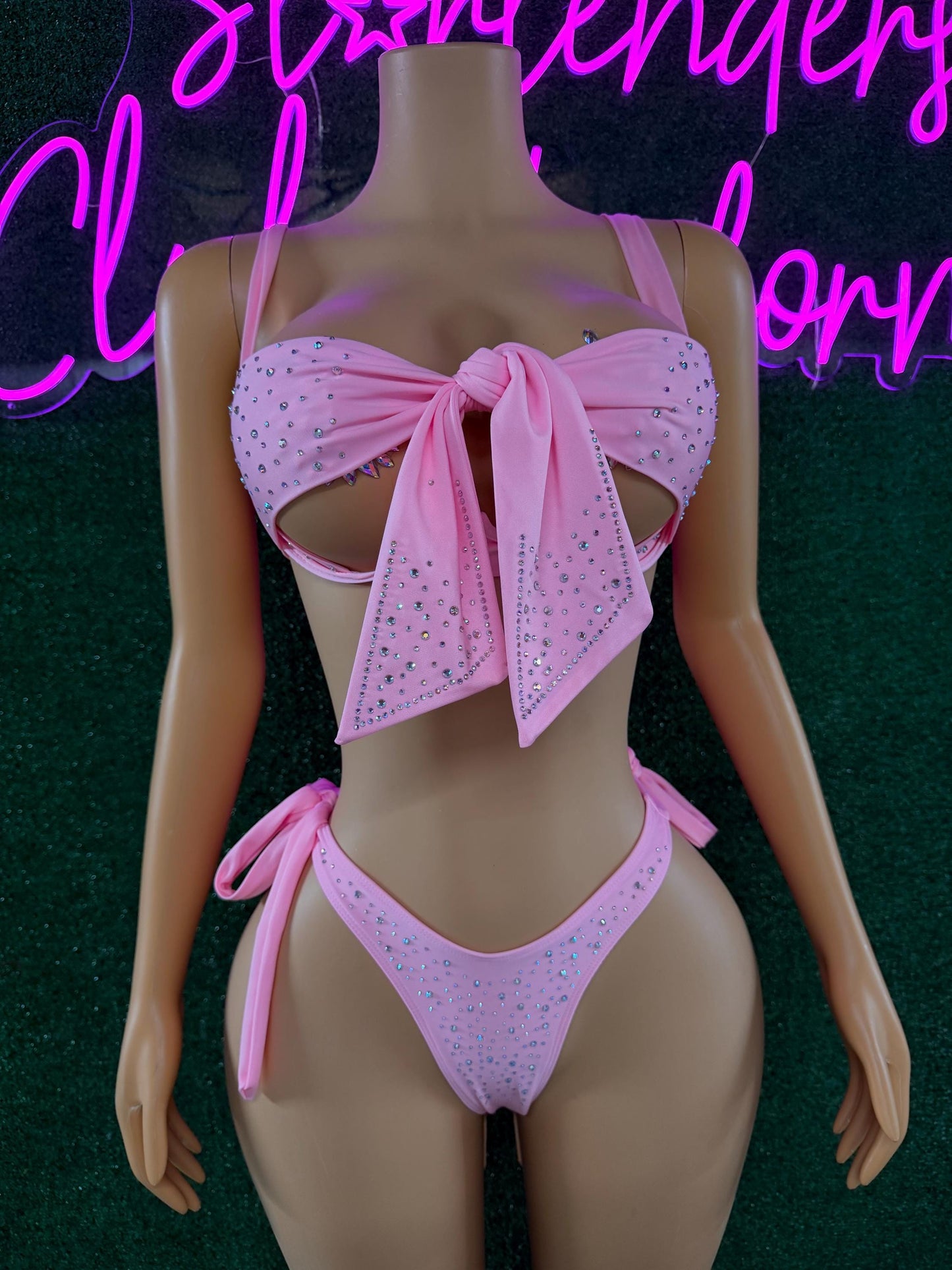 Exotic dancewear stripper outfit bikini