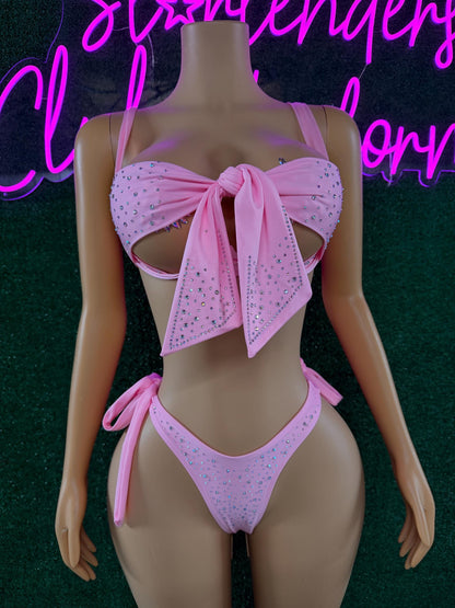 Exotic dancewear stripper outfit bikini