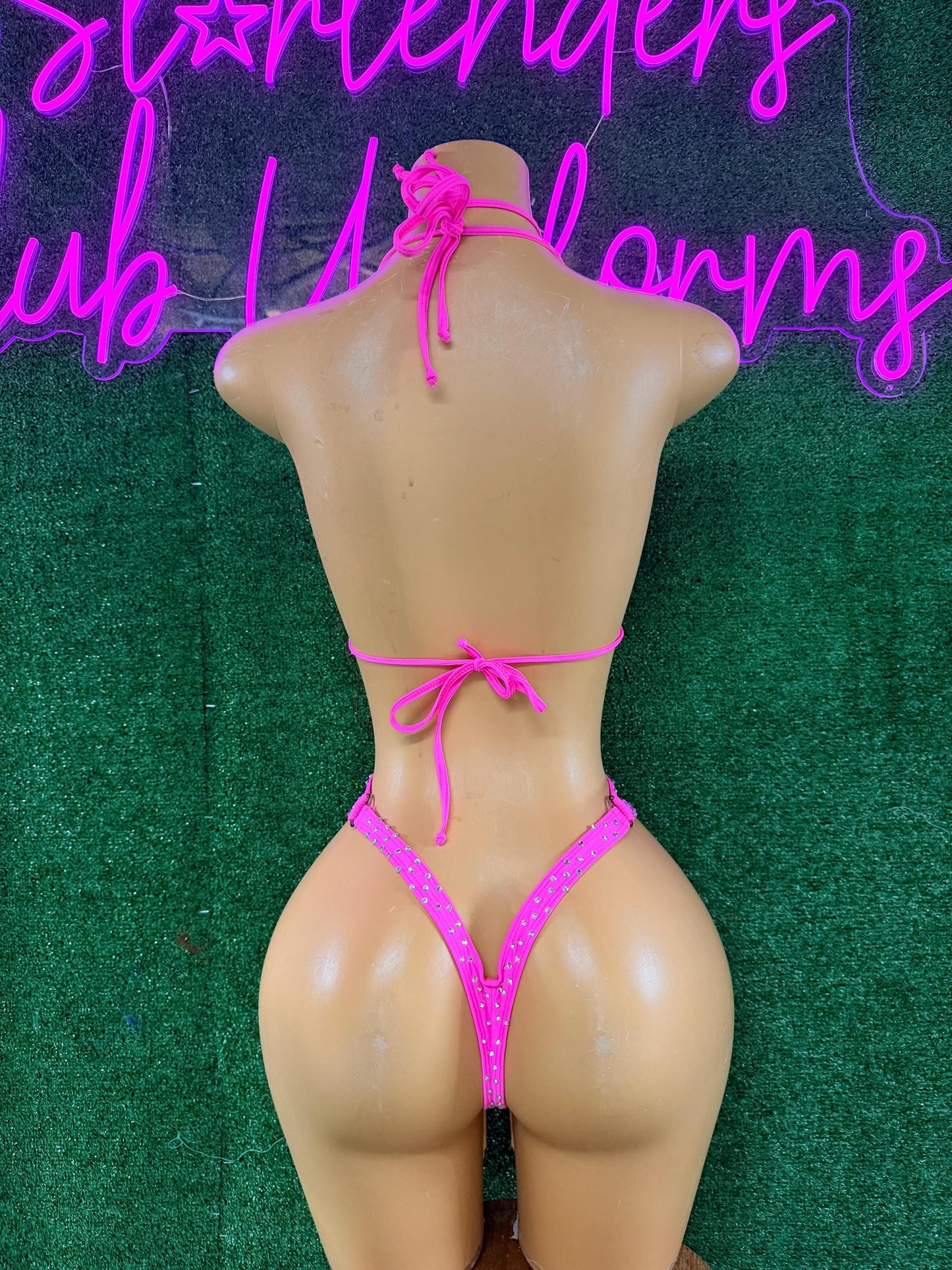 Sexy stripper outfit, rhinestone, exotic dancer