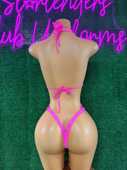 Sexy stripper outfit, rhinestone, exotic dancer